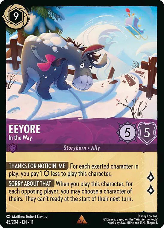 Eeyore - In the Way 45/204 · Normal (Winterspell)