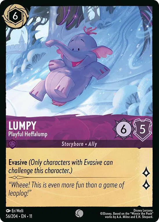 Lumpy - Playful Heffalump 56/204 · Normal (Winterspell)