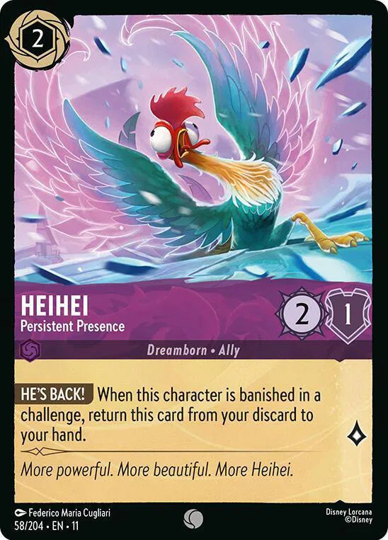 HeiHei - Persistent Presence 58/204 · Normal (Winterspell)