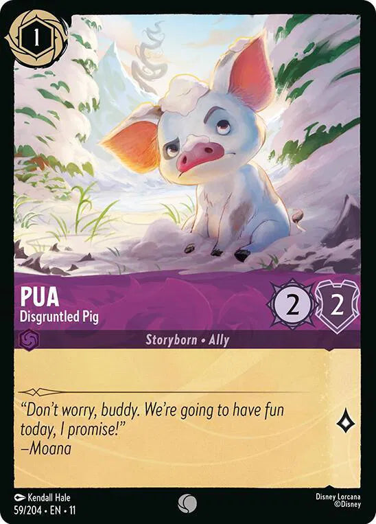 Pua - Disgruntled Pig 59/204 · Cold Foil (Winterspell)