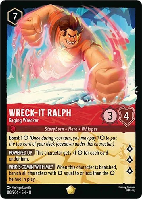 Wreck-It Ralph - Raging Wrecker 103/204 · Normal (Winterspell)
