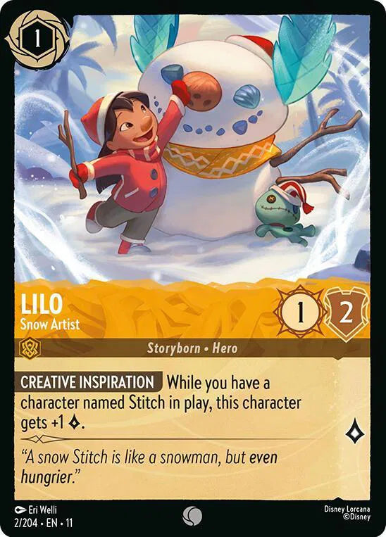 Lilo - Snow Artist 2/204 · Normal (Winterspell)