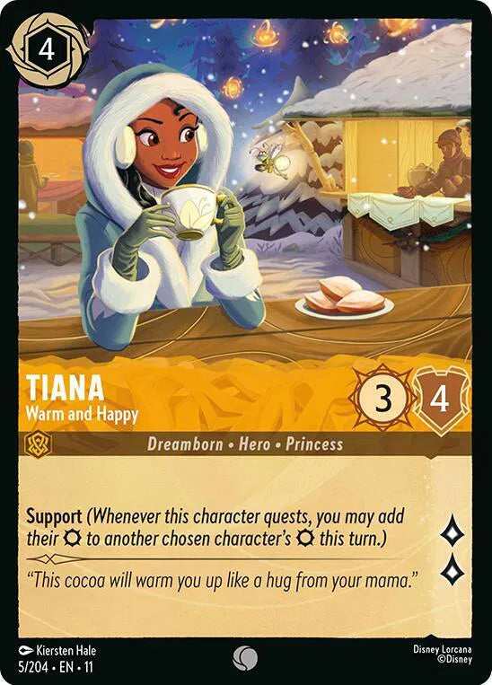 Tiana - Warm and Happy 5/204 · Normal (Winterspell)