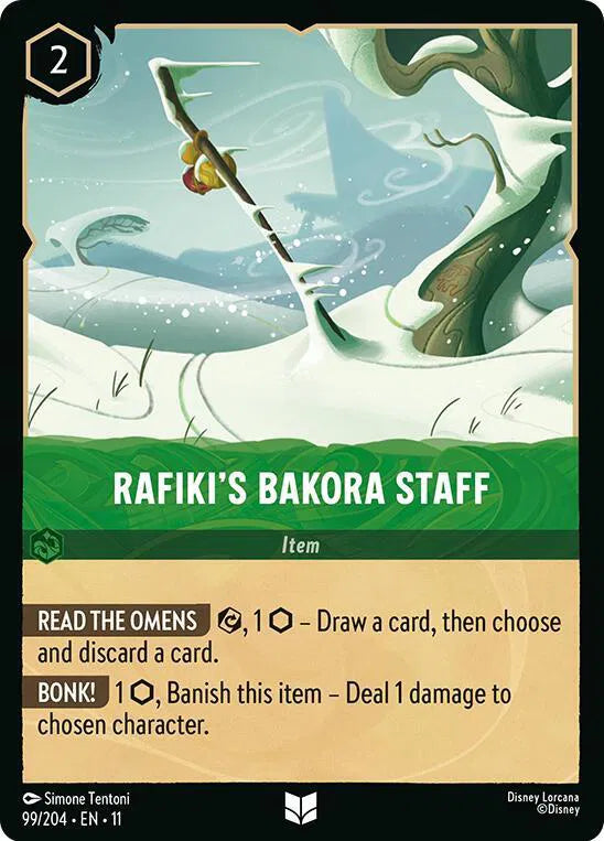 Rafiki's Bakora Staff 99/204 · Normal (Winterspell)