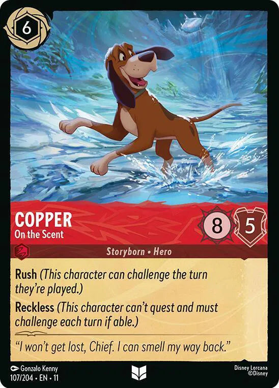Copper - On the Scent 107/204 · Normal (Winterspell)
