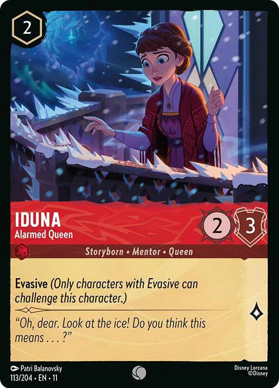 Iduna - Alarmed Queen 113/204 · Normal (Winterspell)