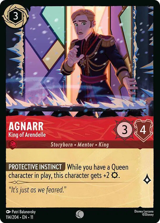 Agnarr - King of Arendelle 114/204 · Normal (Winterspell)
