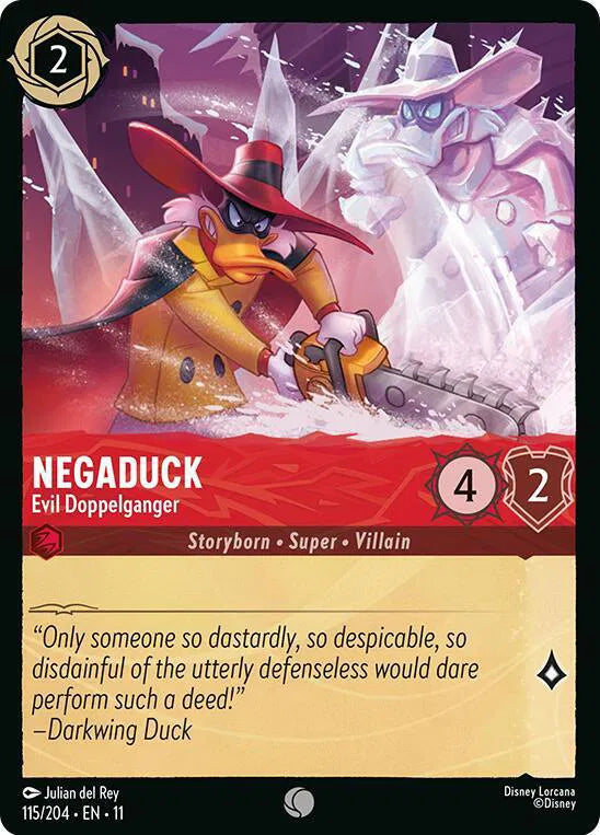 Negaduck - Evil Doppelganger 115/204 · Normal (Winterspell)