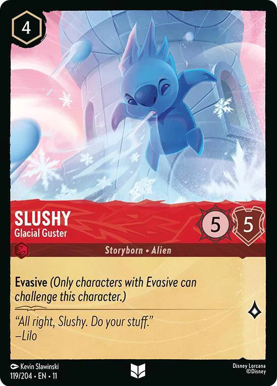 Slushy - Glacial Guster 119/204 · Normal (Winterspell)