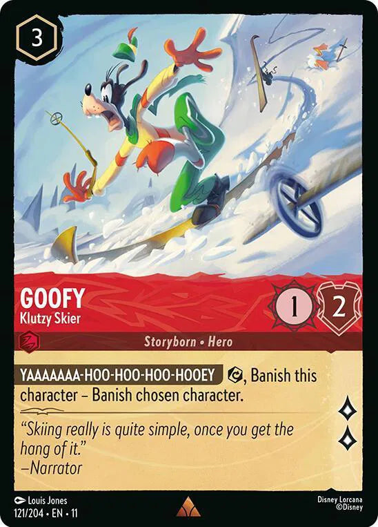 Goofy - Klutzy Skier 121/204 · Normal (Winterspell)