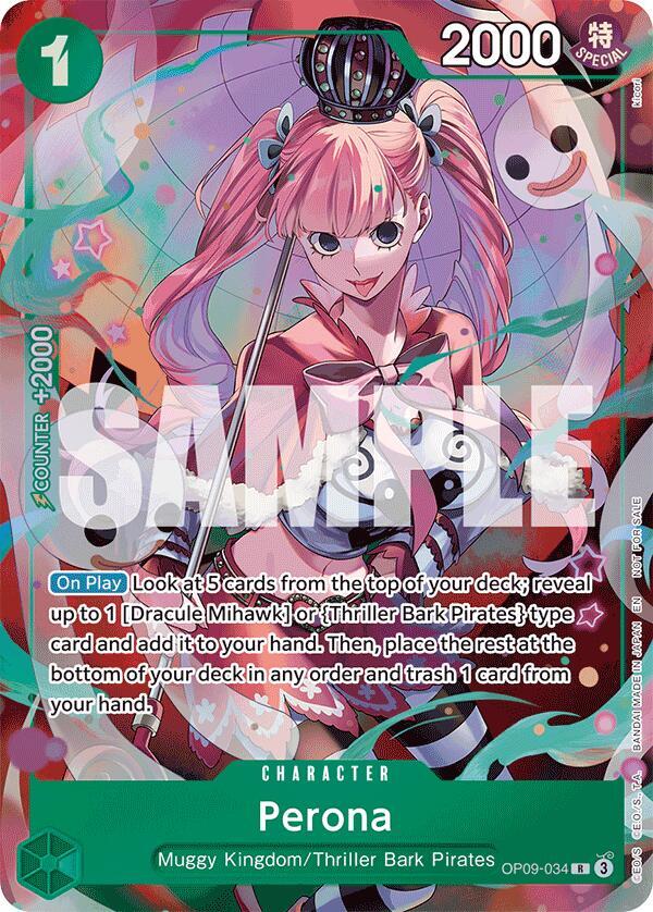 Perona - OP09-034 (Extra Booster: One Piece Heroine's Edition)