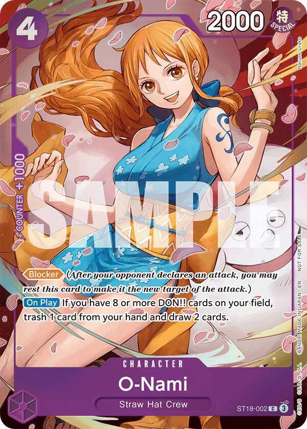 O-Nami - ST18-002 (Extra Booster: One Piece Heroine's Edition)