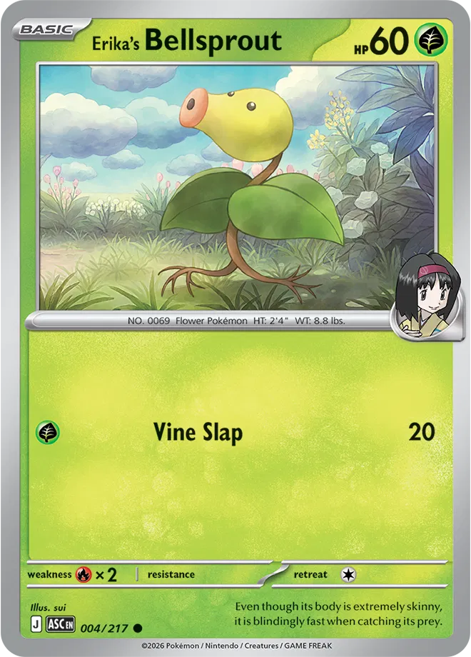 Erika's Bellsprout 004/217 (Ascended Heroes)