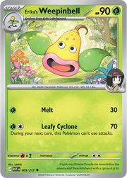 Erika's Weepinbell 005/217 (Ascended Heroes)