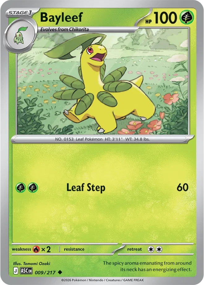 Bayleef 009/217 (Ascended Heroes)