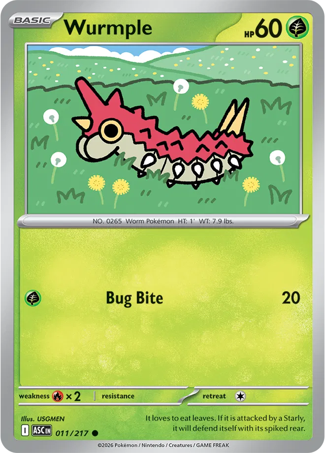 Wurmple 011/217 (Ascended Heroes)