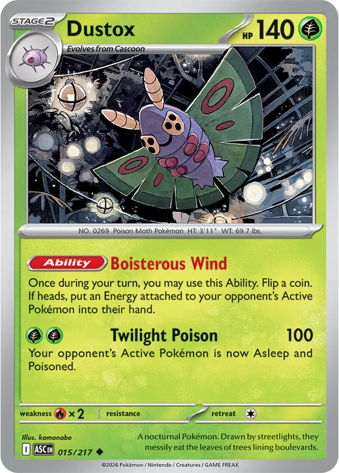 Dustox 015/217 (Ascended Heroes)