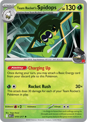 Team Rocket's Spidops 019/217 · Holofoil (Ascended Heroes)