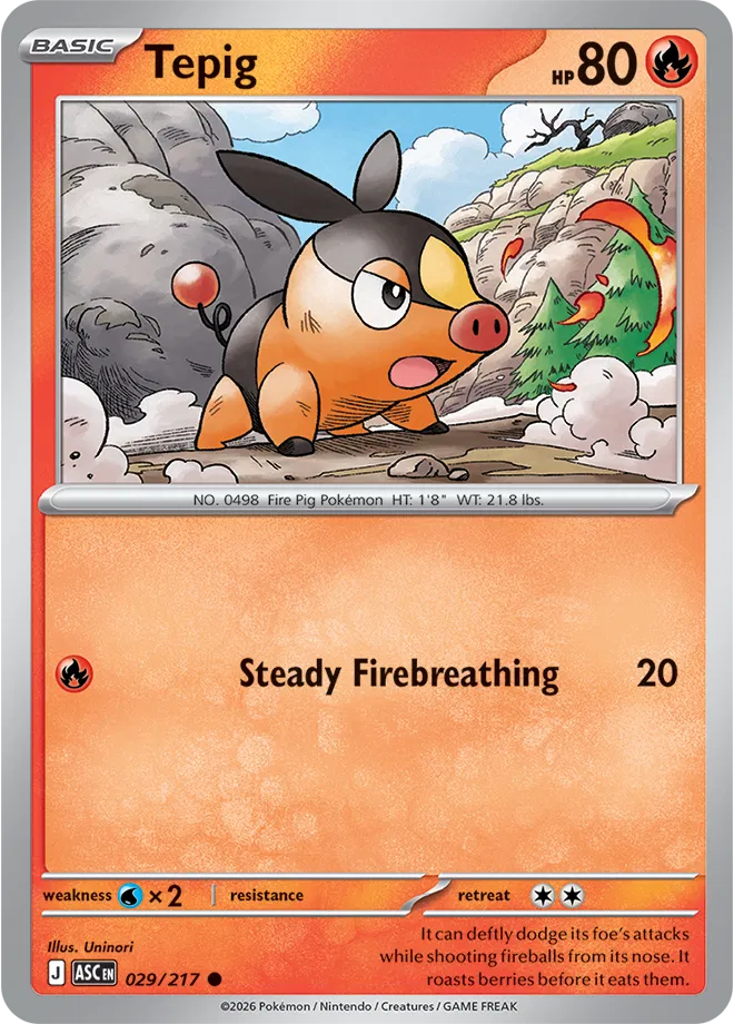 Tepig 029/217 (Ascended Heroes)