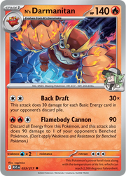 N's Darmanitan 033/217 · Normal (Ascended Heroes)