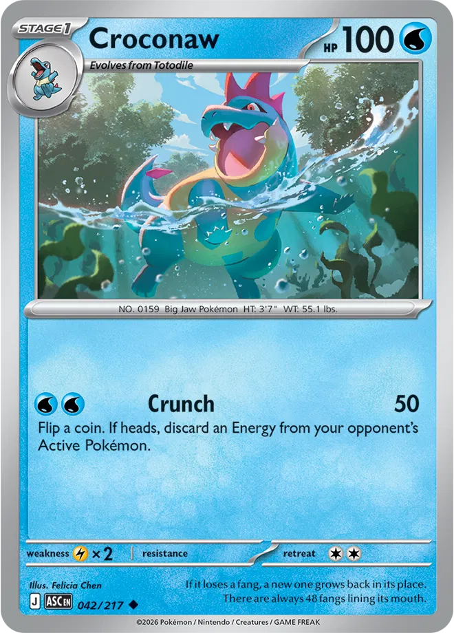 Croconaw 042/217 (Ascended Heroes)