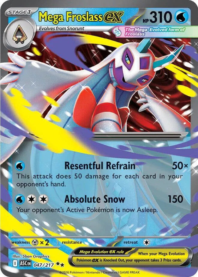 Mega Froslass ex Ascended Heroes Double Rare 047/217