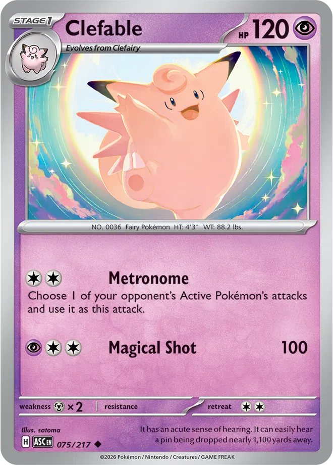 Clefable 075/217 (Ascended Heroes)