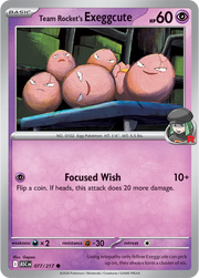 Team Rocket's Exeggcute 077/217 (Ascended Heroes)