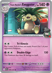 Team Rocket's  exeggutor 078/217 · Holofoil (Ascended Heroes)