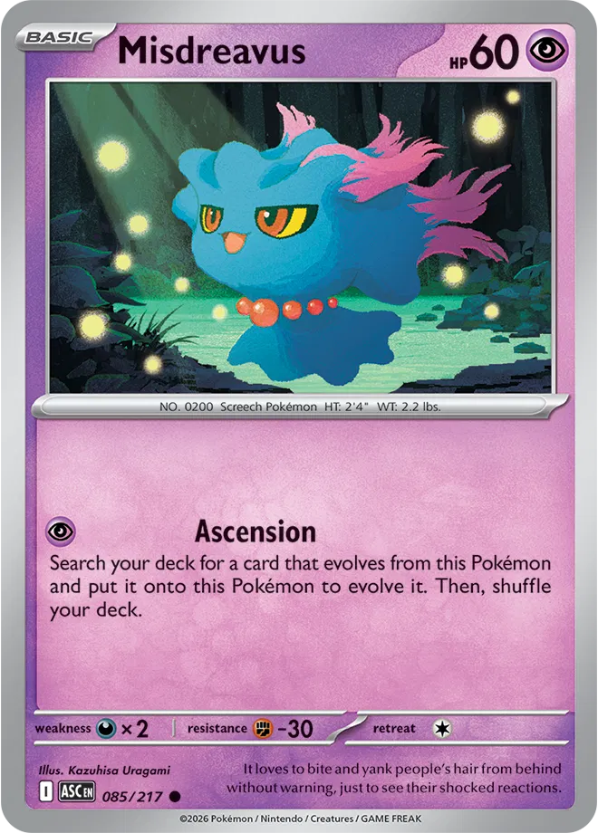 Misdreavus 085/217 (Ascended Heroes)
