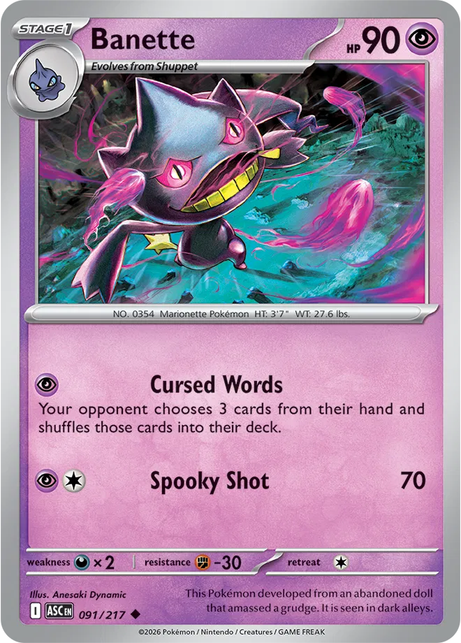 Banette 091/217 (Ascended Heroes)