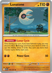 Lunatone 105/217 · Holofoil (Ascended Heroes)