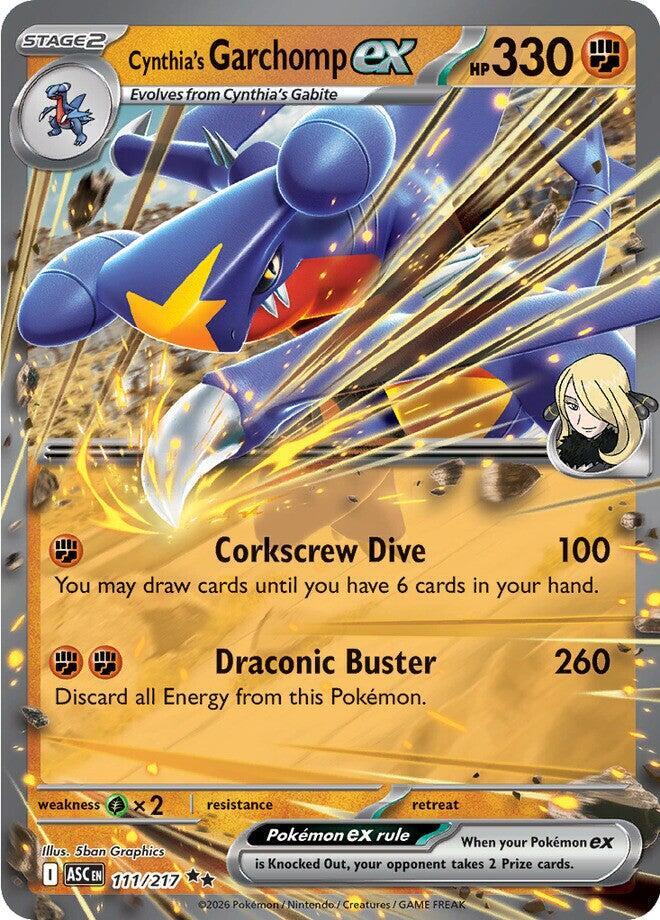 Cynthia's Garchomp ex 111/217 · Holofoil (Ascended Heroes)