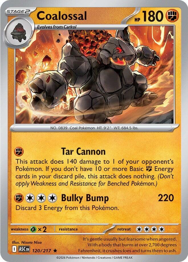 Coalossal 120/217 · Holofoil (Ascended Heroes)