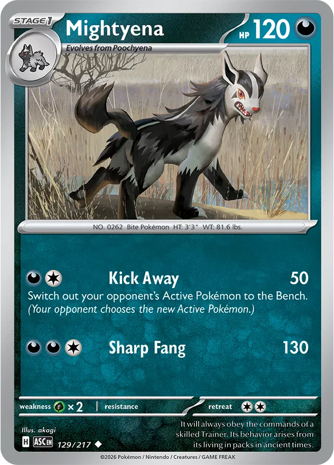 Mightyena 129/217 (Ascended Heroes)