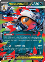 Mega Scrafty ex 135/217 (Ascended Heroes)