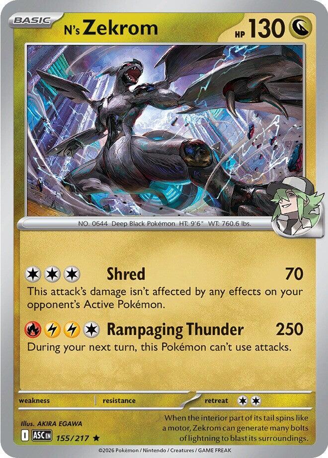 N's Zekrom 155/217 - Ascended Heroes - Holofoil