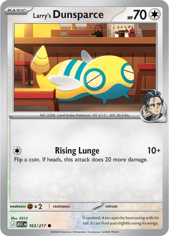 Larry's Dunsparce 163/217 (Ascended Heroes)
