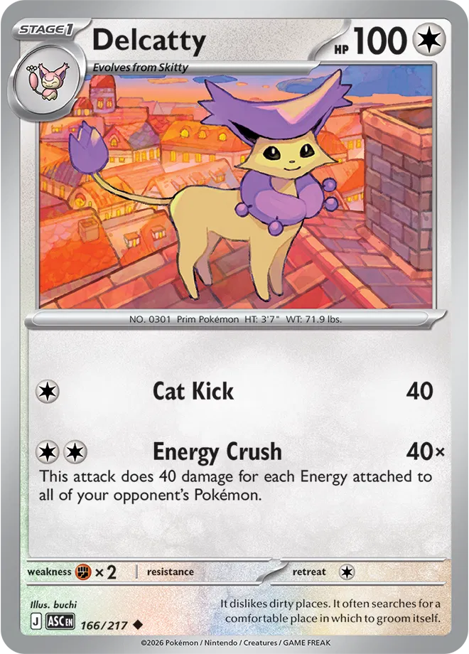 Delcatty 166/217 (Ascended Heroes)