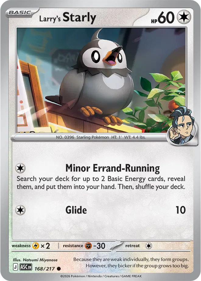 Larry's Starly 168/217 (Ascended Heroes)