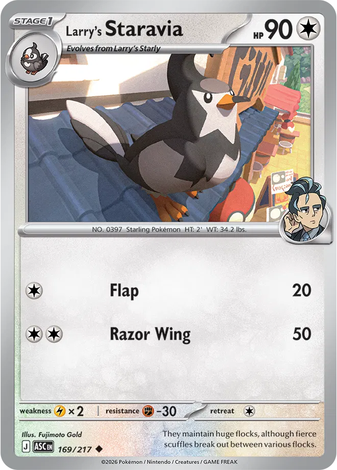 Larry's Staravia 169/217 (Ascended Heroes)