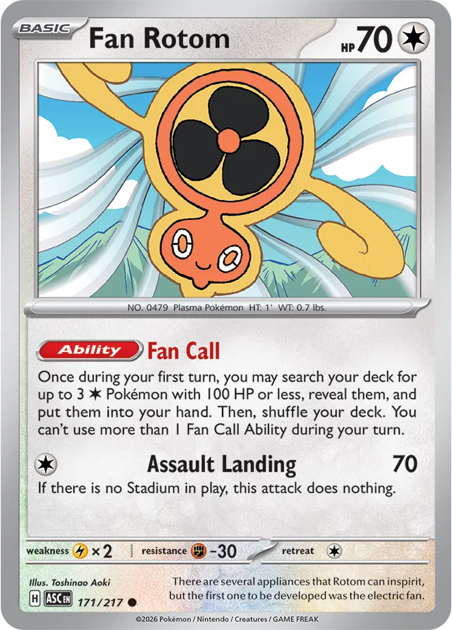 Fan Rotom 171/217 (Ascended Heroes)