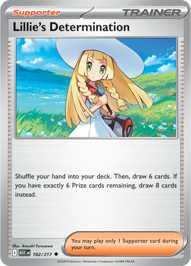 Lillie's Determination 192/217 · Normal (Ascended Heroes)