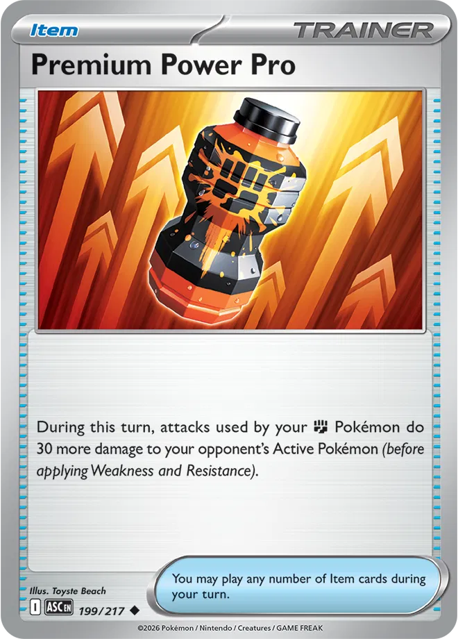 Premium Power Pro 199/217 · Normal (Ascended Heroes)