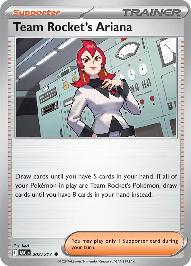 Team Rocket's Ariana 202/217 · Normal (Ascended Heroes)