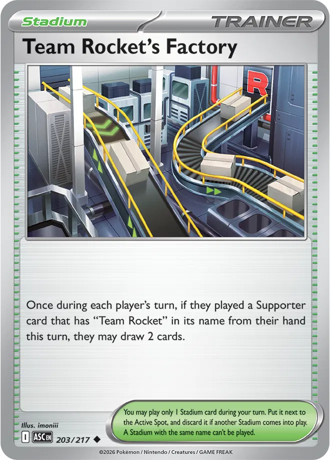 Team Rocket's Factory 203/217 (Ascended Heroes)