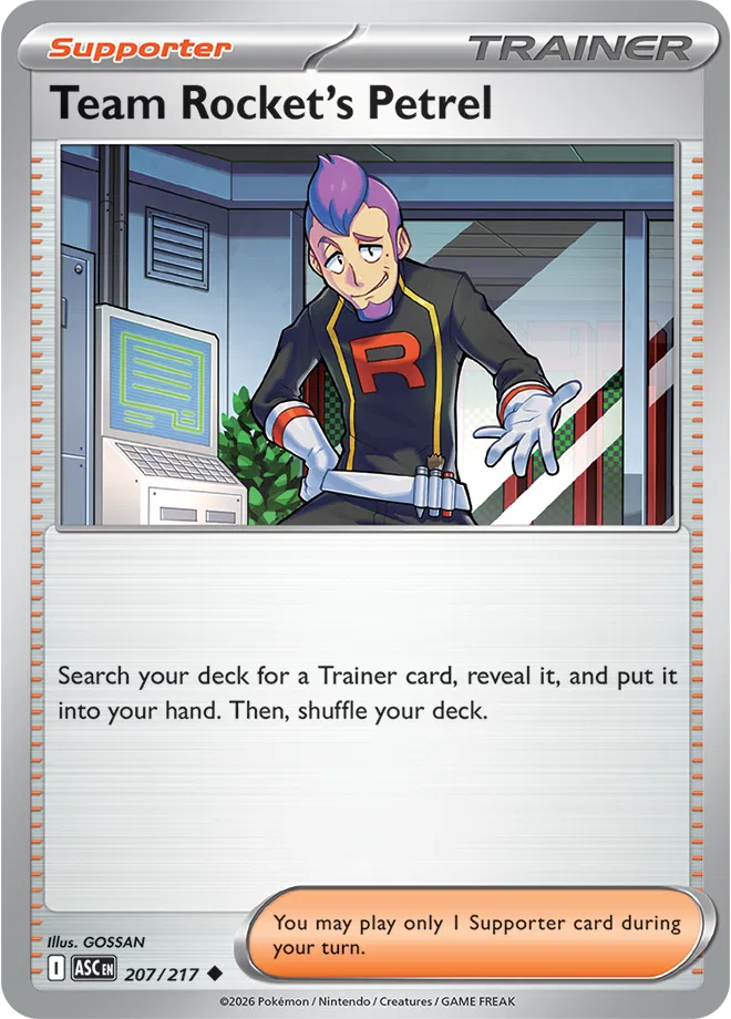 Team Rocket's Petrel 207/217 (Ascended Heroes)