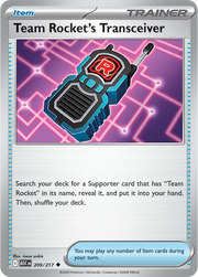 Team Rocket's Transceiver 209/217 · Reverse Holofoil (Ascended Heroes)