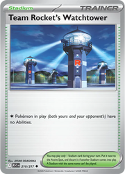 Team Rocket's Watchtower 210/217 · Normal (Ascended Heroes)