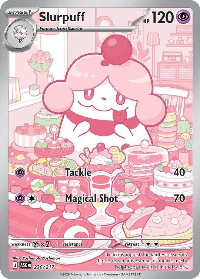 Pokemon Ascended Heroes Slurpuff Illustration Rare #236